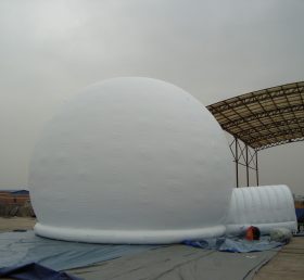 Tent1-4596 Grooved oppblåsbar kuppel telt