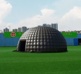 Tent1-4509 Svart oppblåsbar kuppel