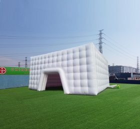 Tent1-4546 Hvit utstilling kube telt