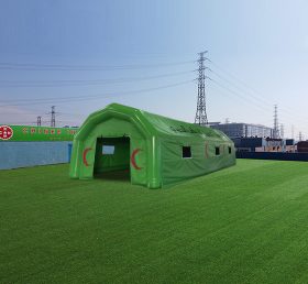 Tent1-4671 Stor grønn oppblåsbar verksted