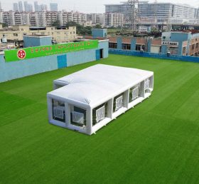 Tent1-4676 Spesiell bygning hvit oppblåsbar utstillingshall