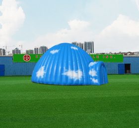 Tent1-4687 Blå himmel sky utskrift tilpasset ishus