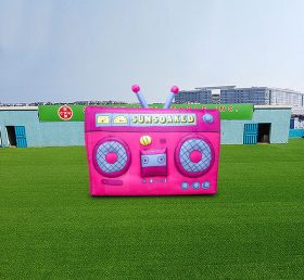 S4-529 Oppblåsbar rosa radio