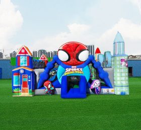 T6-1100 Spiderman-tema hoppeslottkombinasjon